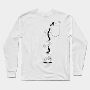 Cats chain Long Sleeve T-Shirt